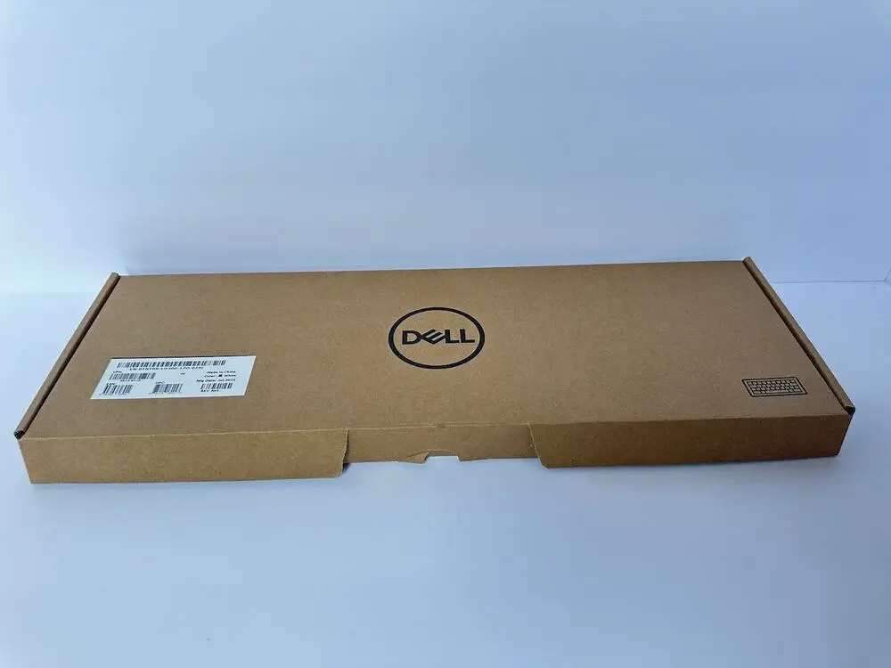 Dell KB216-WH-US Wired USB Multimedia Keyboard White QWERTY Open Box